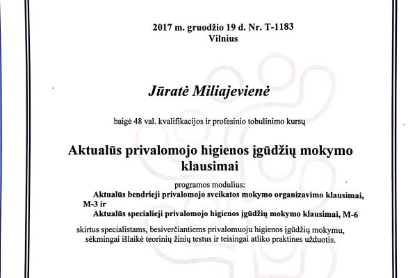 higienos pazymejimas 2017.12.19