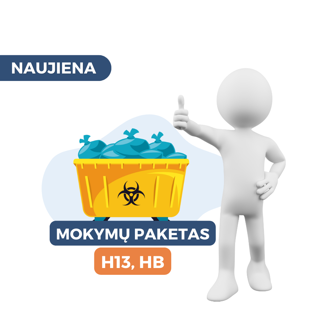 H13+hb Mokymu Paketas Darbuotojams Atsakingiems Uz Medicininiu Atlieku Tvarkyma