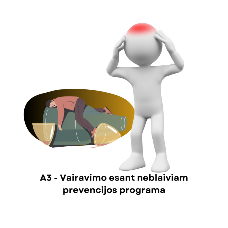 A3 mokymai vairuotojams po girtumo