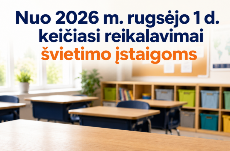 Naujieji pirmosios pagalbos rinkinio reikalavimai švietimo įstaigose ką privalo žinoti kiekviena mokykla ir darželis
