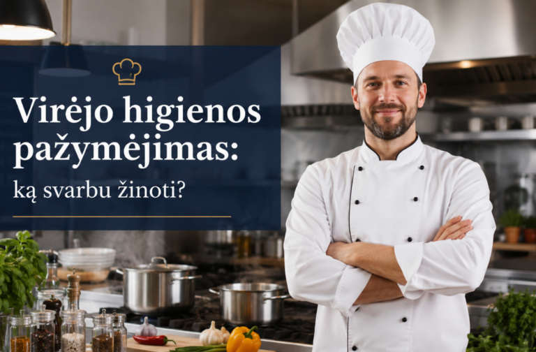 Virėjo higienos pažymėjimas ką svarbu žinoti?