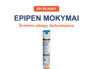 EpiPen mokymai svietimo istaigu darbuotojams